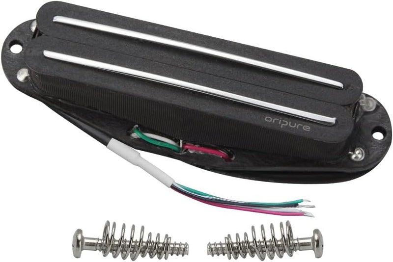 OriPure بيك أب مزدوج ساخن بحجم سلك مفرد Alnico5 10-11K مناسب لآلة الجيتار الكهربائية ST/SQ، أسود - Image 1